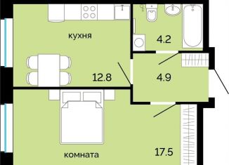 Продам 1-ком. квартиру, 39.4 м2, Пермь, улица Куйбышева, 135