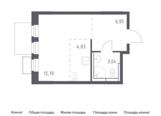 Продам квартиру студию, 25.8 м2, Ленинский городской округ, жилой комплекс Новое Видное, 17