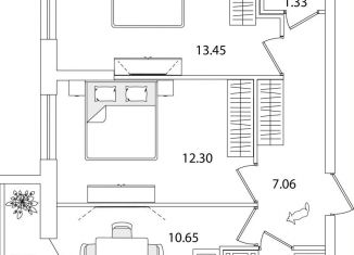 Продам двухкомнатную квартиру, 49.6 м2, Санкт-Петербург, улица Тамбасова, 5Н