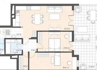 Продается 2-ком. квартира, 93.9 м2, Калининградская область, проспект Калинина, 113А