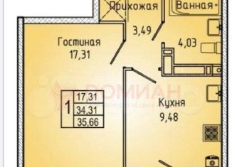 Продаю 1-комнатную квартиру, 35 м2, Ростов-на-Дону, улица Вересаева, 111