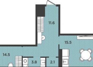 Продается 1-ком. квартира, 51.3 м2, Архангельская область