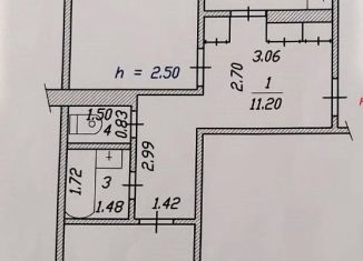 Продажа 2-комнатной квартиры, 55.9 м2, Чувашия, проспект Максима Горького, 41