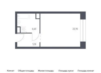 Продается квартира студия, 34.4 м2, Москва, Стремянный переулок, 2, метро Серпуховская