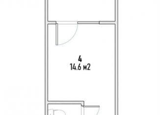 Квартира на продажу студия, 14.6 м2, Москва, Стройковская улица, 6, Стройковская улица