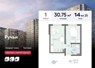 Продается 1-комнатная квартира, 30.8 м2, Санкт-Петербург, Красногвардейский район