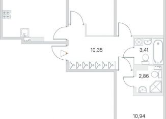 Продаю 3-ком. квартиру, 77.9 м2, Санкт-Петербург