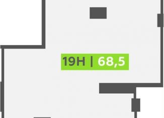 Продается помещение свободного назначения, 68.5 м2, Кудрово, Солнечная улица, 10к1