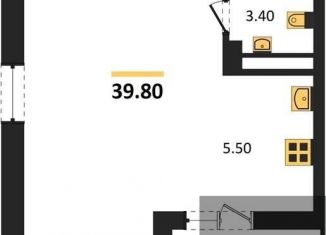 Продается квартира студия, 39.8 м2, Воронежская область