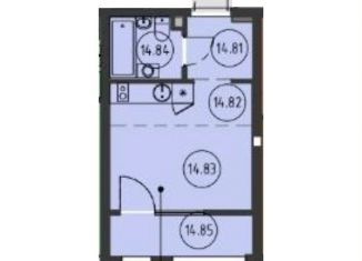 Продаю квартиру студию, 26.3 м2, Свердловская область, улица Репина, 111