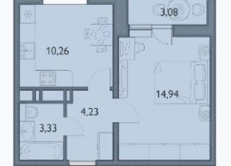 Продам 1-ком. квартиру, 34.3 м2, Брянская область, проспект Станке Димитрова, 67к7