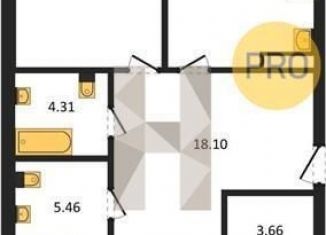 Продам трехкомнатную квартиру, 100.9 м2, Воронеж, Ленинский район, улица Ворошилова, 1А