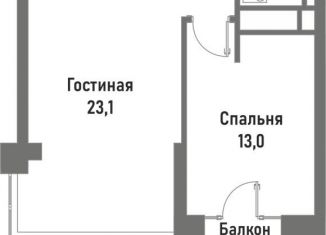 Продаю 2-комнатную квартиру, 52.8 м2, Москва, улица Матросская Тишина, 12, район Сокольники