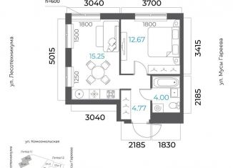 Продам 2-комнатную квартиру, 36.7 м2, Республика Башкортостан