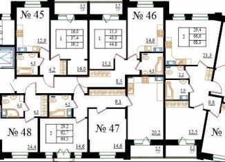 1-комнатная квартира на продажу, 39.2 м2, Гатчина, Медицинский проезд