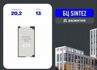 Продам помещение свободного назначения, 20.2 м2, Воронеж, Новосибирская улица, 13Б, Левобережный район