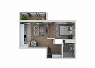 Продается однокомнатная квартира, 43.8 м2, Миасс