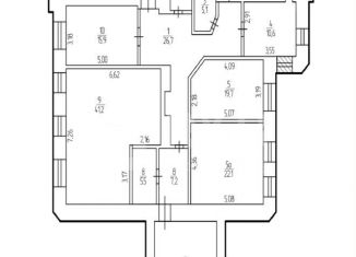 Офис в аренду, 170.6 м2, Москва, Яузский бульвар, 13с3, Яузский бульвар