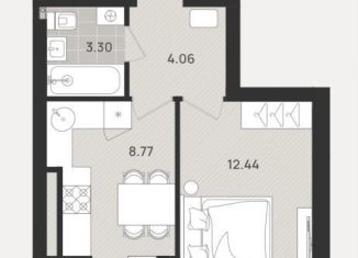 Продаю 1-ком. квартиру, 29.9 м2, Калининград