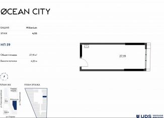 Продаю помещение свободного назначения, 27.19 м2, Удмуртия, Пушкинская улица, 263