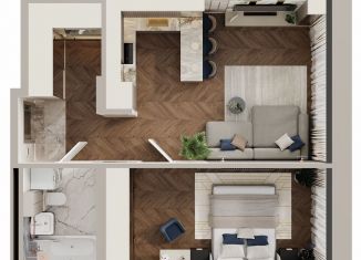 Продаю 1-ком. квартиру, 50.9 м2, Республика Башкортостан, улица Аксакова, 14