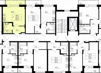 Квартира на продажу студия, 24.3 м2, деревня Скотное, Рождественская улица, 2