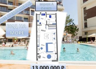 Продается квартира студия, 43 м2, Крым, Набережная улица, 75