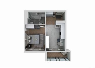 Продаю 1-ком. квартиру, 34.3 м2, Миасс