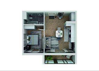 1-ком. квартира на продажу, 43 м2, Миасс