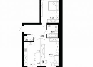 Продам 2-ком. квартиру, 68.2 м2, Берёзовский, улица Победы, 5, ЖК Уют-Сити