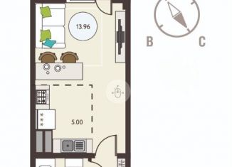 Продаю квартиру студию, 26.7 м2, Липецк