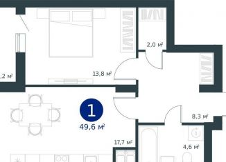 Продажа 2-ком. квартиры, 84.8 м2, Воронеж