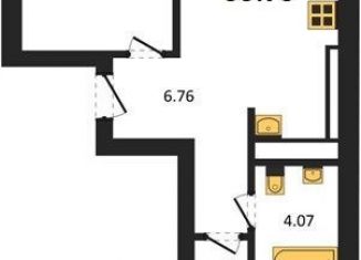 Продам 2-ком. квартиру, 55.8 м2, Калининград