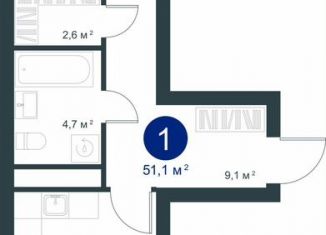 Продается 2-ком. квартира, 59.9 м2, Воронеж