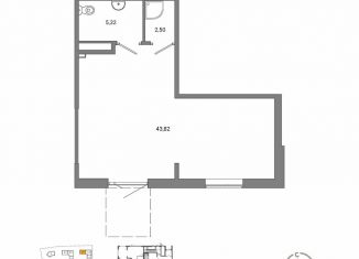 Продажа торговой площади, 51.64 м2, городской посёлок Янино-1, улица Тюльпанов, 1