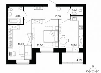 Продается 2-комнатная квартира, 65.4 м2, Берёзовский, улица Победы, 5, ЖК Уют-Сити