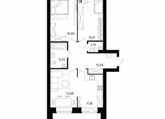 Продажа 3-комнатной квартиры, 83.9 м2, Берёзовский, улица Победы, 5, ЖК Уют-Сити