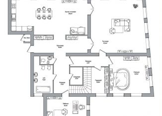 Продается 5-ком. квартира, 223.9 м2, Ярославль, Которосльная набережная, 2/3