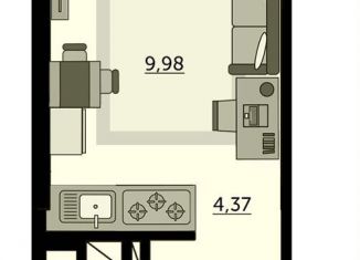 Продаю квартиру студию, 28 м2, Ростов-на-Дону
