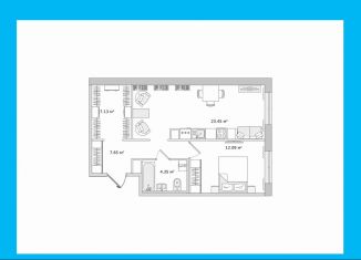 Продам 1-комнатную квартиру, 54.9 м2, посёлок Парголово, Михайловская дорога, 6