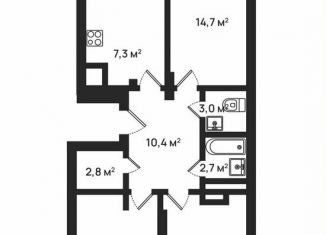 3-ком. квартира на продажу, 84.3 м2, деревня Анкудиновка, ЖК КМ Анкудиновский Парк, Русская улица, 9