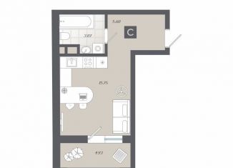 Продажа квартиры студии, 31.3 м2, Тобольск, переулок Радищева, 17