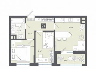 Продается двухкомнатная квартира, 49.6 м2, Тобольск, переулок Радищева, 17