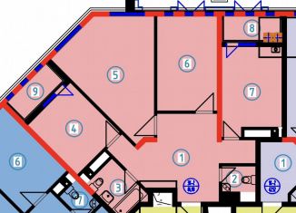 Продается квартира со свободной планировкой, 85 м2, Грозный, Старопромысловское шоссе, 7, Путинский район