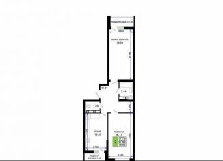 Продаю 2-ком. квартиру, 71.5 м2, Краснодар, микрорайон Московский, 112, Музыкальный микрорайон