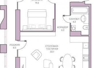 Продается 2-комнатная квартира, 68.9 м2, Пенза, Ленинский район
