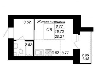 Продаю однокомнатную квартиру, 20.2 м2, село Осиново, улица Гайсина, 2Е