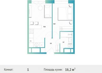 Продажа 1-комнатной квартиры, 34 м2, Москва, метро Окская, Окская улица, 7Ак2