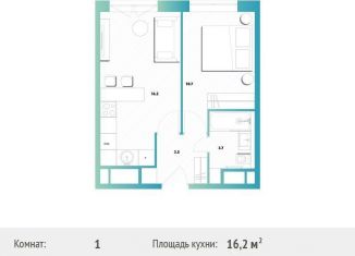 Продажа 1-комнатной квартиры, 34 м2, Москва, Окская улица, 7Ак2, ЖК Баланс