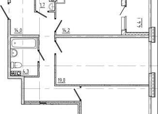 Продам 2-комнатную квартиру, 70.3 м2, Санкт-Петербург, Белоостровская улица, 28, Белоостровская улица